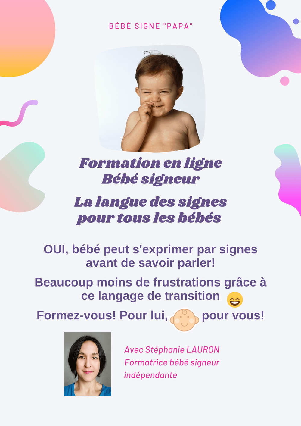 L'imagier des signes - Mes repas - Eveil - Signer avec bébé - Dès